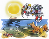 Cartoon: BP oil (small) by HSB-Cartoon tagged bp,oel,oil,usa,obama,meer,küste,pelikan,möwe,krebs,oelpest,katastrophe,umwel,umweltverschmutzung,cartoon,karikatur,airbrush