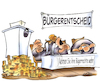 Cartoon: Bürgerentscheid (small) by HSB-Cartoon tagged bürgerwille,bürgerentscheid,bürgerrechte,demokratie,abstimmung,votum,politik,wahl,wahlen,wahlhelfer,wahlurne,wahlkosten,wahlgang,wahlausgang,parteien