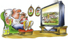 Cartoon: call it a day (small) by HSB-Cartoon tagged feierabend,fernseh,tv,weekend,call,it,day,beer,chips,freetime,airbrush,airbrushcartoon