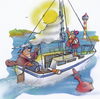 Cartoon: discoverer (small) by HSB-Cartoon tagged sailing,sailboat,boat,columbus,sailor,sea,ocean,water,discovery,discover,cartoon,caricature,airbrush