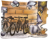 Cartoon: Fahrraddiebstahl (small) by HSB-Cartoon tagged fahrrad,fahrraddieb,fahraddieb,fahrraddiebstahl,klauen,bike,rennrad,sicherheit,fahrradschloss,radfahrer,radler,wachhund,fahrradkette,kettenschloss
