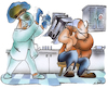 Cartoon: Impfen und Bürokratie (small) by HSB-Cartoon tagged impfen,impfzentrum,hausarzt,hausärztin,biontec,astrazeneca,patient,impfberechtigt,impfstoff,bürokratie,gesetze,verordnung,impfspritze