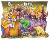 Cartoon: Karneval (small) by HSB-Cartoon tagged karneval,feiern,alkohol,bier,wein,schnaps,feier