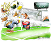 Cartoon: Kreisliga (small) by HSB-Cartoon tagged fussball,fußball,kreisliga,fußballsppiel,torwart,torschuss,torschütze,zuschauere,spieler,kreisligapolkal,kreisligaspiel,freundschaftsspiel,fußballmannschaft,landesliga,bezirksliga,torwartparade,fußballfeld,fußballstadion,heimmannschaft,gastmannschaft,aus,eckball