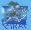 Cartoon: marlin pirat (small) by HSB-Cartoon tagged sea,ocean,fish,marlin,pirat