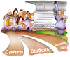 Cartoon: Nach der Schule (small) by HSB-Cartoon tagged schule,lehre,schulabschluß,ausbildung,studium,schüler,soziales,jahr,studieren,lehrling,student,bildung,universität,beruf,berufswahl