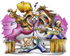 Cartoon: rock meets classic (small) by HSB-Cartoon tagged rock,rochnroll,heavymeatal,heavy,metal,pop,popmusic,classic,oper,musician,artist,musiker,musik,music,popstar,lied,song