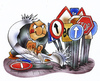 Cartoon: Schilderwald (small) by HSB-Cartoon tagged schild,verkehrsschilder,strasse,straßenschild,verkehrszeichen,verkehrsbeschilderung,schilderwald,schilderdschungel,verkehr,verkehrssicherheit,axt,beil,verkehrsplanung,straßenplanung,sign,traffic,karikatur