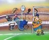 Cartoon: Sportberichterstattung (small) by HSB-Cartoon tagged sport fussball soccer reporter torwart interview stadion 
