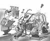 Cartoon: TÜV (small) by HSB-Cartoon tagged auto,tüv