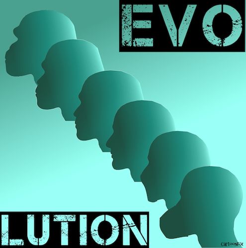 Cartoon: EVOLUTION (medium) by Cartoonfix tagged evolution,corona,krise,maßnahmmen,maskenpflicht,balla