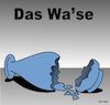Cartoon: Das WaSe (small) by Cartoonfix tagged redensart,mundart,dialekt,grammatik,für,fortgeschrittene