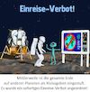 Cartoon: Einreise-Verbot (small) by Cartoonfix tagged einreise,verbot,corona,risikogebiet,erde