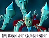 Cartoon: Im Bann der Querdenker (small) by Cartoonfix tagged querdenker,spahn,albtraum,aluhüte