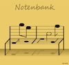 Cartoon: Notenbank (small) by Cartoonfix tagged notenbank