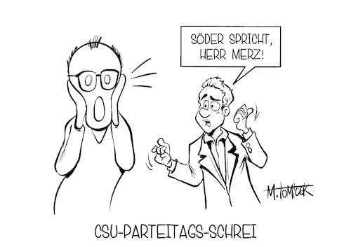 CSU-Parteitags-Schrei CSU-Parteitags-Schrei