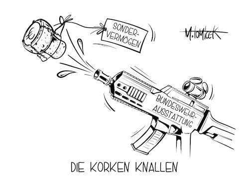 Die Korken knallen