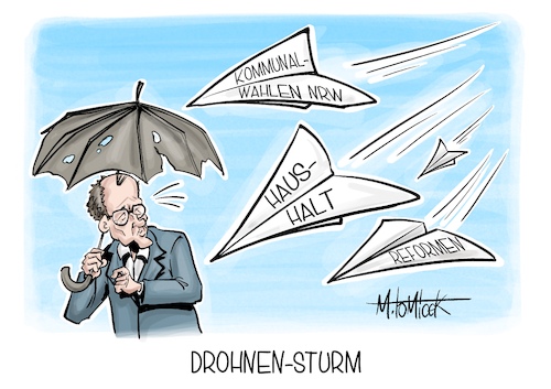 Cartoon: Drohnen-Sturm (medium) by Mirco Tomicek tagged russische,drohnen,polen,nato,sturm,wind,wetter,unwetter,kommunalwahlen,kommunalwahl,wahlen,nrw,bundestag,haushalt,bundeshaushalt,beratungen,debatte,haushaltsdebatte,koalition,spd,union,friedrich,merz,karikatur,pressekarikatur,cartoon,mirco,tomicek,russische,drohnen,polen,nato,sturm,wind,wetter,unwetter,kommunalwahlen,kommunalwahl,wahlen,nrw,bundestag,haushalt,bundeshaushalt,beratungen,debatte,haushaltsdebatte,koalition,spd,union,friedrich,merz,karikatur,pressekarikatur,cartoon,mirco,tomicek