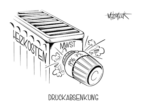 Druckabsenkung