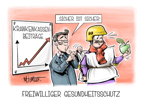 Cartoon: Freiwilliger Gesundheitsschutz (medium) by Mirco Tomicek tagged gesundheit,krankenkassen,krank,krankenkassenbeiträge,beiträge,steigen,sparen,sparpaket,bundeskabinett,gesundheitsministerin,medizin,arzt,freiwilliger,dienst,freiwillig,wehrdienst,wehr,bundeswehr,soldaten,lotterie,auslosung,koalition,cdu,csu,union,spd,karikatur,pressekarikatur,cartoon,mirco,tomicek,gesundheit,krankenkassen,krank,krankenkassenbeiträge,beiträge,steigen,sparen,sparpaket,bundeskabinett,gesundheitsministerin,medizin,arzt,freiwilliger,dienst,freiwillig,wehrdienst,wehr,bundeswehr,soldaten,lotterie,auslosung,koalition,cdu,csu,union,spd,karikatur,pressekarikatur,cartoon,mirco,tomicek
