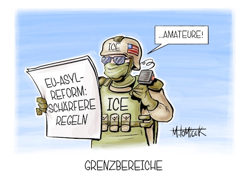 Cartoon: Grenzbereiche (medium) by Mirco Tomicek tagged geas,eu,europa,asyl,asylregeln,verschärfung,grenzen,grenze,asylreform,reform,reformen,asylsuchend,asylsystem,abschiebung,migration,ice,usa,amerika,karikatur,cartoon,pressekarikatur,mirco,tomicek,geas,eu,europa,asyl,asylregeln,verschärfung,grenzen,grenze,asylreform,reform,reformen,asylsuchend,asylsystem,abschiebung,migration,ice,usa,amerika,karikatur,cartoon,pressekarikatur,mirco,tomicek