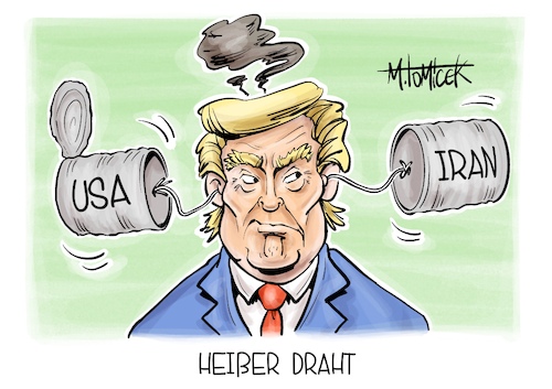 Cartoon: Heißer Draht (medium) by Mirco Tomicek tagged iran,krieg,usa,amerika,donald,trump,us,vorschlag,antwort,geantwortet,friedensverhandlung,straße,von,hormus,schiffe,energien,öl,wirtschaft,karikatur,cartoon,pressekarikatur,mirco,tomicek,iran,krieg,usa,amerika,donald,trump,us,vorschlag,antwort,geantwortet,friedensverhandlung,straße,von,hormus,schiffe,energien,öl,wirtschaft,karikatur,cartoon,pressekarikatur,mirco,tomicek