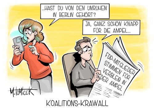 Koalitions-Krawall