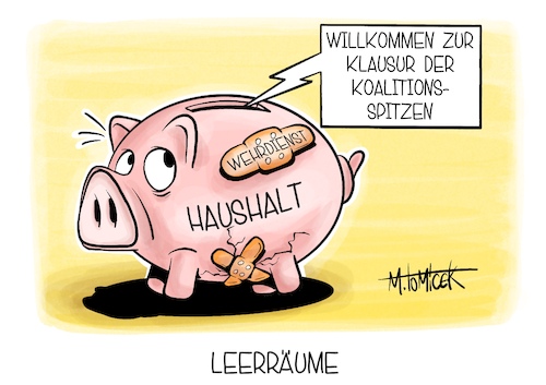 Cartoon: Leerräume (medium) by Mirco Tomicek tagged klausur,würzburg,fraktionsspitzen,fraktionsspitze,koalitionsspitze,koalition,fraktion,cdu,csu,union,spd,tagen,tagung,haushalt,wehrdienst,karikatur,pressekarikatur,cartoon,mirco,tomicek,klausur,würzburg,fraktionsspitzen,fraktionsspitze,koalitionsspitze,koalition,fraktion,cdu,csu,union,spd,tagen,tagung,haushalt,wehrdienst,karikatur,pressekarikatur,cartoon,mirco,tomicek