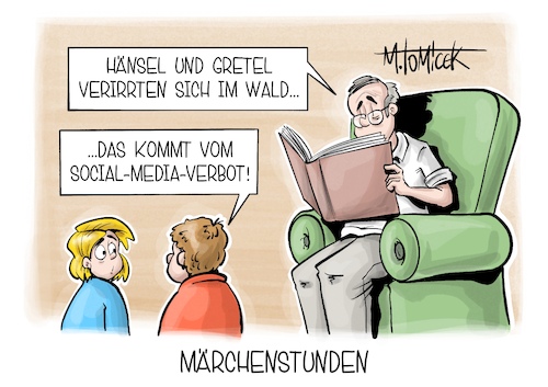 Cartoon: Märchenstunden (medium) by Mirco Tomicek tagged frankreich,parlament,social,media,verbot,verbieten,kinder,smartphone,socialmedia,konsum,digitale,medien,märchen,märchenstunden,hänsel,und,gretel,karikatur,pressekarikatur,cartoon,mirco,tomicek,frankreich,parlament,social,media,verbot,verbieten,kinder,smartphone,socialmedia,konsum,digitale,medien,märchen,märchenstunden,hänsel,und,gretel,karikatur,pressekarikatur,cartoon,mirco,tomicek