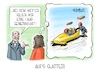 Cartoon: Aufs Glatteis (small) by Mirco Tomicek tagged schnee,eis,tief,elli,gunda,sturm,sturmtief,wintersturm,glatteis,glätte,winterwetter,wetter,unwetter,karikatur,cartoon,pressekarikatur,mirco,tomicek
