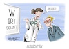 Cartoon: Aussichten (small) by Mirco Tomicek tagged regierung,koalition,deutsche,wirtschaft,konjunktur,konjunkturprognose,prognose,wirtschaftsaussicht,industrie,politik,neujahr,neues,jahr,silvester,optiker,augenarzt,brillen,karikatur,cartoon,pressekarikatur,mirco,tomicek