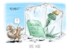 Cartoon: Ice Age (small) by Mirco Tomicek tagged donald,trump,usa,amerika,us,präsident,militärhilfe,ukraine,hilfe,militär,krieg,russland,nato,eu,europa,strafzölle,zoll,zölle,politik,ice,age,scart,lady,liberty,karikatur,pressekarikatur,cartoon,mirco,tomicek