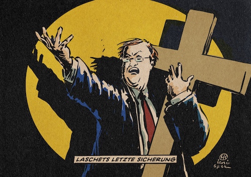 Cartoon: Laschets letzte Sicherung (medium) by Guido Kuehn tagged laschet,union,cdu,csu,wahl,btw2021,laschet,union,cdu,csu,wahl,btw2021