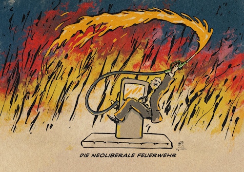 Cartoon: Lindners Löschversuch (medium) by Guido Kuehn tagged lindner,putin,russland,energie,fossil,energiewende,fdp,neoliberal,lindner,putin,russland,energie,fossil,energiewende,fdp,neoliberal