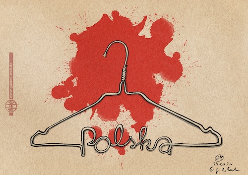 Cartoon: Polnische Abtreibung (medium) by Guido Kuehn tagged polen,abtreubung,frauen,schwangerschaft,polen,abtreubung,frauen,schwangerschaft
