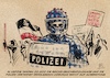 Cartoon: Tanz den COVID (small) by Guido Kuehn tagged polizei,corona,leipzig,querdenker,nazis