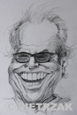 Cartoon: Jack Nicholson (small) by Darek Pietrzak tagged nicholson jack caricature film