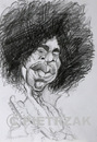 Cartoon: Jimmy Hendrix 1 (small) by Darek Pietrzak tagged hendrix,jimmy,caricature,rock