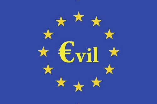 Cartoon: Evil (medium) by poleev tagged europe,eu,european,evil