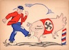 Cartoon: Nazischwein Heyo Kroemer muß weg (small) by poleev tagged nazi,germany