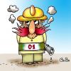 Cartoon: Fireman (small) by Sergey Ermilov tagged fire fireman firebrigade