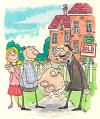 Cartoon: Estate Agent (small) by dotmund tagged estate,agent,house,buyers