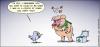 Cartoon: Swine Flu (small) by gnurf tagged swine flu bird medicine sick illness
