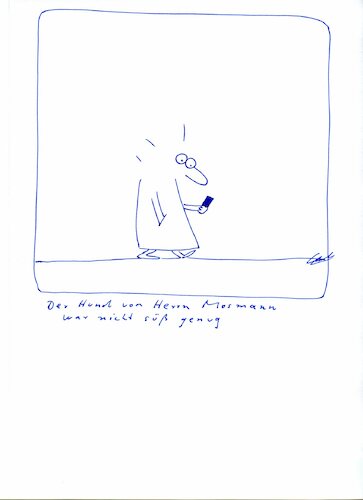 Cartoon: - (medium) by CarolGillert tagged hund,haustier,foto,mala