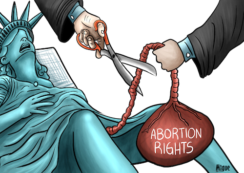 Cartoon: Abortion rights (medium) by miguelmorales tagged abortion,rights,law,us,texas,court,women,abortion,rights,law,us,texas,court,women