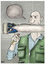 Cartoon: Freedom of press (small) by miguelmorales tagged freedom,press,expression,justice,newspaper,politicians,human,rights