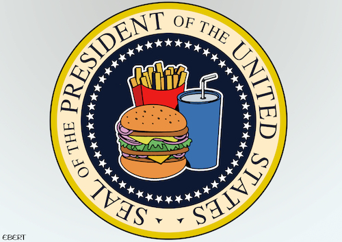 Cartoon: Happy seal! (medium) by Enrico Bertuccioli tagged trump,donaldtrump,trumpbirthday,presidenttrump,seal,sealofthepresident,circus,trumpshow,politicalshow,happymeal,freedom250,whitehouse,trashfood,fastfood,political,politicalcartoons,politicalcartoon,editorialcartoon,editorialcartoons,trump,donaldtrump,trumpbirthday,presidenttrump,seal,sealofthepresident,circus,trumpshow,politicalshow,happymeal,freedom250,whitehouse,trashfood,fastfood,political,politicalcartoons,politicalcartoon,editorialcartoon,editorialcartoons