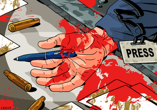 Press under fire