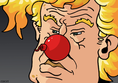 Cartoon: There is nothing to laugh... (medium) by Enrico Bertuccioli tagged trump,donaldtrump,clown,authoritarianism,censorship,freespeech,freedomofspeech,freedomofexpression,usa,unitedstates,hate,hatespeech,extremism,politicalextremism,politicalpropaganda,political,politicalcartoon,politicalcartoons,editorialcartoon,trump,donaldtrump,clown,authoritarianism,censorship,freespeech,freedomofspeech,freedomofexpression,usa,unitedstates,hate,hatespeech,extremism,politicalextremism,politicalpropaganda,political,politicalcartoon,politicalcartoons,editorialcartoon
