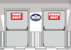 Cartoon: Fired exit (small) by Enrico Bertuccioli tagged trump,donaldtrump,government,usgovernment,whitehouse,authocracy,authoritarian,authoritariangovernment,administration,trumpadministration,political,politicalcartoon,politicalcartoons,editorialcartoon,editorialcartoons